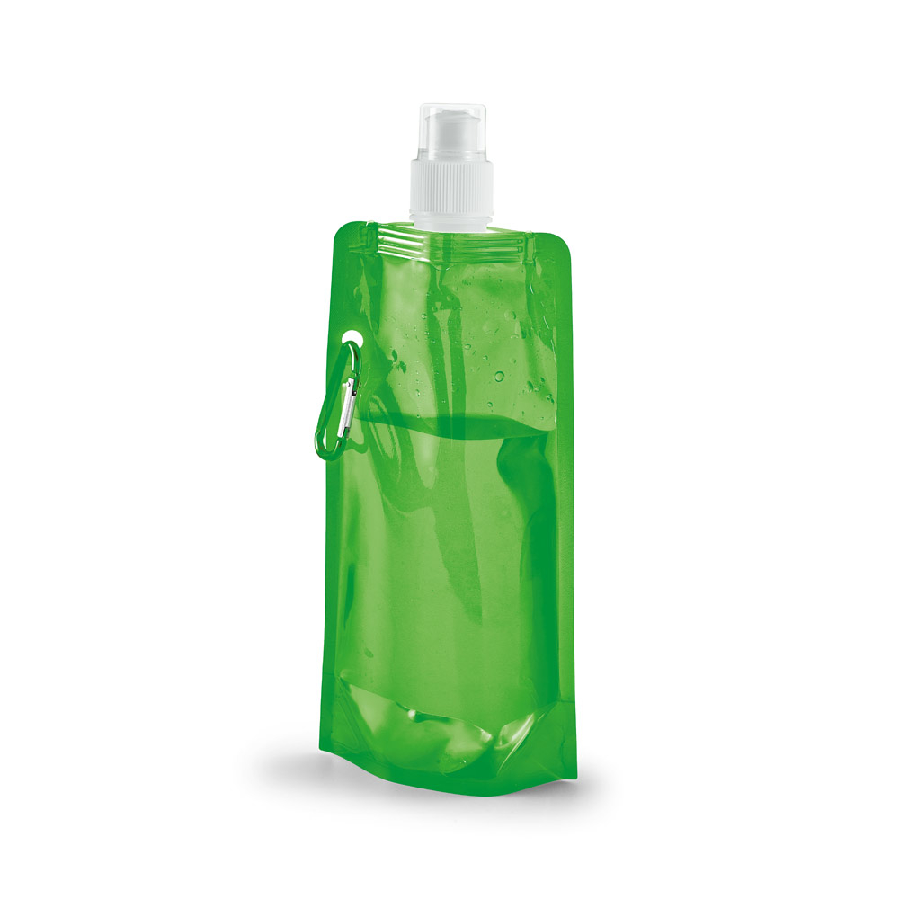 Bouteille pliante publicitaire 460ml Kwill Vert 